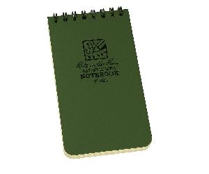 Rite in the Rain 3 x 5 Top Spiral Notebook Green