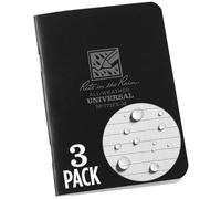 Rite in the Rain Staple Bound Mini Impermeabile, Blocco Note (Confezione da 3) Unisex-Adulto