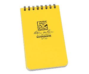Rite in the Rain Top Spiral Yellow Notebook 3x5
