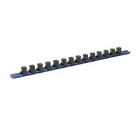 Ritenuta Bussole Guida Con 14 Clip Alluminio 1.3cmSq Drive - Sealey SR1214 Nuovo