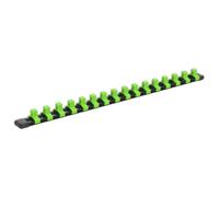 Ritenuta Bussole Guida Con 16 Clip 1cmSq Drive - Hi-Vis Verde - Sealey AK27053