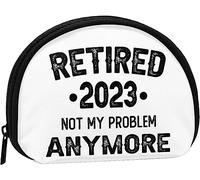 Ritirato 2023Il mio problema più donne e ragazze carino moda portamonete portafoglio borsa cambio portachiavi