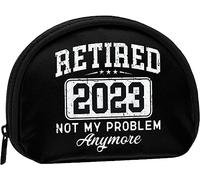 Ritirato 2023Il mio problema più donne e ragazze carino moda portamonete portafoglio borsa cambio portachiavi