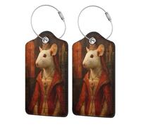 Ritirato nel 2024Il mio problema più etichetta per bagaglio in pelle con anello in acciaio inossidabile e copertura per la privacy per valigia da viaggio5