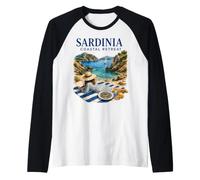 Ritiro costiero della Sardegna Vacanza sull'isola Italiana Maglia con Maniche Raglan