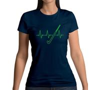 Ritmo Cardiaco SPORTS Hockey - Donna T-Shirt - Campo Love Cuore Player Equipment
