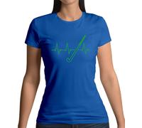 Ritmo Cardiaco SPORTS Hockey - Donna T-Shirt - Campo Love Cuore Player Equipment