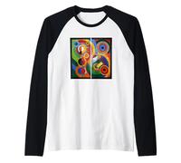 Ritmo di Robert Delaunay (1912) Maglia con Maniche Raglan