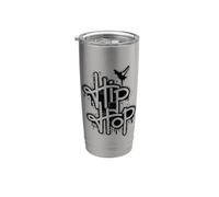 Ritmo e rime Hip Hop Bicchiere termico in acciaio inox doppia parete