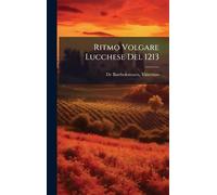 Ritmo Volgare Lucchese Del 1213