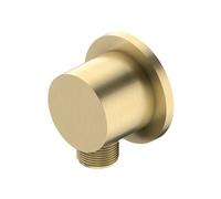 Ritmonio Diametro35 Cross | Diametro35 S gomito di collegamento a parete, H0BA1073CHX, Diametro35 Cross; Diametro35 S champagne spazzolato [Rubinetteria Bagno > Prese d‘Acqua]