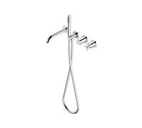 Ritmonio Diametro35 Cross rubinetto vasca con set doccetta, PR53EC201CRL, Diametro35 Cross cromo [Rubinetteria Bagno > Rubinetteria Vasca]