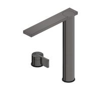 Ritmonio DOT316 rubinetto lavabo 2 fori in acciaio inox, PR50AD201IBX, DOT316 nero spazzolato [Rubinetteria Bagno > Rubinetteria Lavabo]