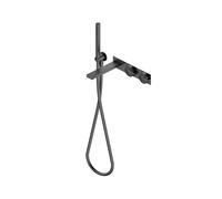 Ritmonio DOT316 rubinetto vasca in acciaio inox, con set doccetta, PR50EC102IBX, DOT316 nero spazzolato [Rubinetteria Bagno > Rubinetteria Vasca]