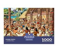 Rito della Danza di Guerra Haka dei Maori Puzzle in Legno Impermeabile DIY Puzzles Da 1000 Pezzi Per Adulti Sfidanti E Rompicapo Per Decorazioni Domestiche