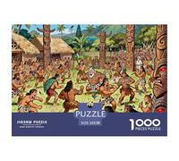 Rito della Danza di Guerra Haka dei Maori Puzzle in Legno Impermeabile DIY Puzzles Da 1000 Pezzi Per Adulti Sfidanti E Rompicapo Giochi Educativi