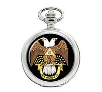 Rito scozzese della massoneria 32 ° grado Full Hunter orologio da tasca