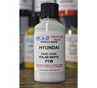 Ritocco Kit per Hyundai Polar Bianco Pyw Pittura 30ML Grattare I30 Santa Fe I20
