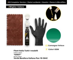 Ritocco per Fleet Italia Kit 6202T Verde Bandiera Italiana Pan 18-5642