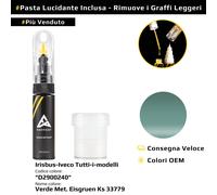 Ritocco per Irisbus Iveco Codice: D2900240 Verde Met. Eisgruen Ks 33779