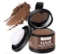 Ritocco Ricrescita Capelli, 4g Polvere per Capelli Waterproof Correttore per Infoltimento Capelli Donna e Uomo, Hairline Shadow per Riempire Capelli Diradati (Marrone chiaro)