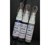 Ritocco Vernice Auto 20ML Penna per Saab Blu Elettrico 305