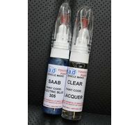Ritocco Vernice Auto 20ML Penna per Saab Blu Elettrico 305
