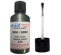 Ritocco Vernice Auto 30ML Bottiglia per Mini / BMW Minerale Verde A70