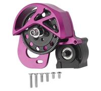 RiToEasysports 1:10 RC, Casse di in Lega di Alluminio da Telecomando 1/10 con Attrezzatura da Spu in Acciaio 87T per SCX10 SCX10 II AX10 Parti di Aggiornamento (Purple)
