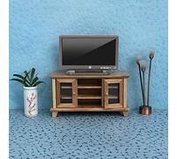 RiToEasysports 1:12 TV TV con Decorazione di Bambole di Controllo di Controllo Telecomando Ottima per Bambini, Plastica di Alta qualità, per i Giochi per la Camera da Letto