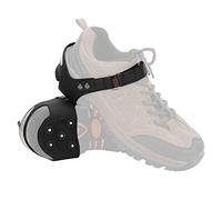 RiToEasysports 1 Paio di Tacchetti da Ghiaccio, Impugnature Antiscivolo a 5 Denti per Scarponi da Arrampicata, con Ramponi in Silicone Resistenti per la Trazione su e Ghiaccio (XL43-45)