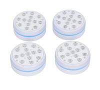 RiToEasysports 13 Luci LED Sommergibili per Piscina, Risparmio Energetico Ultra Luminoso con Telecomando, 16 Colori 3 modalità luminosità Regolabile, Impermeabile IP68 per Piscine Vasche