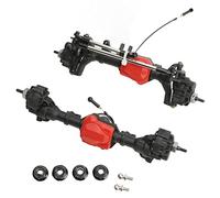 RiToEasysports 2 Pc Assi del Portale RC, Assemblaggio Dell'asse Posteriore Dell'assale Portale del Veicolo di Controllo Telecomando con Angolo di Sterza