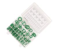 RiToEasysports 375pcs o Kit di Assortimento Ad Anello con varietà di Dimensioni, Sigillatura Eccellente, Utilizzo Multiuso per Automobili Idraulici AC, Leva del Freno di Stazionamento