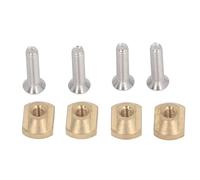RiToEasysports 4 Set Kit a Vite per Navigazione in Rame per Navigazione a Vite per Pinna per Aio (6MM)