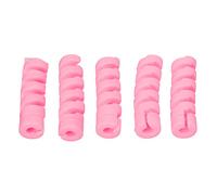 RiToEasysports 5 Pezzi di Protezione per Cavi Bici, 5 Colori di Guaina Elastica Avvolgente per Cavi Freno Telaio, Guaina di Protezione per Cavi da 4 Mm/5 Mm (ROSEO)