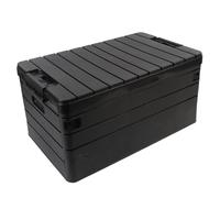 RiToEasysports 60L/15,85 Galloni Piegate Patio Box, Materiale PP Resistente, Contenitore per la Conservazione del Giardino per il Campeggio, Picnic con Design Ergonomico, Chiusura