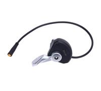 RiToEasysports Acceleratore a Pollice, Acceleratore per Controllo velocità Manubrio in ABS da 22,2 Mm con Connettore Impermeabile per Motore Mid Drive 01 02 HD