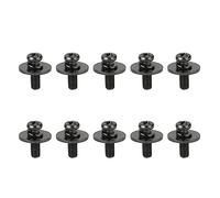 RiToEasysports Accessori per Batteria, Set di Batteria da 10 Pezzi Vite Ad Aletta di Ricambio per Strumento Musicale in Metallo Accessorio per Vite di Montaggio con Gancio per Artiglio per (BLACK)