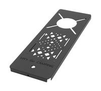 RiToEasysports Accessori per Esterni, Piatto da Campeggio Universale Portatile in Acciaio Inossidabile per Fornelli Soto 310