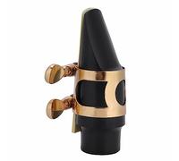 RiToEasysports Accessori sax: Ugello di Sopranosaxofono con Cappello e Fibbia di Metallo - per Tutti i Musicisti