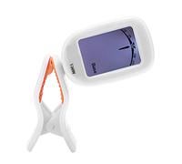 RiToEasysports Accordatore per Chitarra, T30W Sull'accordatore per Chitarra, Display LCD con Ruotabili a 360 Gradi, Alta sensibilità per Basso Cromatico Violino Ukulele Banjo (WHITE)