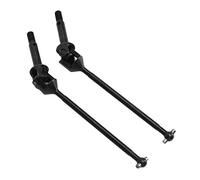 RiToEasysports Albero di Trasmissione RC, Albero di Trasmissione Resistente All'usura Resistente Alla Ruggine in Acciaio Premium con capacità di Carico Maggiore, per Auto RC 1/10 Losi Baja Rey (BLACK)