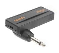 RiToEasysports Amplificatore per Cuffie per Chitarra Elettrica Plug Amp, Portatile Ricaricabile con Effetto Distorsione e Durata della Batteria di 8 Ore, per Esercitarsi Sul Basso Elettrico