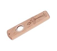 RiToEasysports Armonica portatile in legno per kazoo flauto, chitarra, ukulele, per appassionati di attività all'aperto (acero)