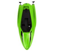 RiToEasysports Barca RC, Telecomando Veloce 2.4GHZ Scafo in Plastica ABS a Doppio Motore Impermeabile a 4 con Portata di 80 Metri, per Adulti Bambini 8+ (GREEN)