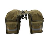 RiToEasysports Bicchiere Doppia Sede della Bici, Borsa per Bici Tela a Prova di Acqua Grande a capacità con Strisce Riflettenti per Lo Stoccaggio e L'organizzazione (30L)