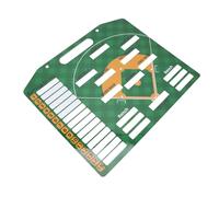 RiToEasysports Board di Coaching di Baseball a Doppio Lato con Aggiustamenti della Gamma Magnetica, Portatile Portatile Essenziale per la Gestione della Squadra e Leghe Giovanili, Appunti in PVC,