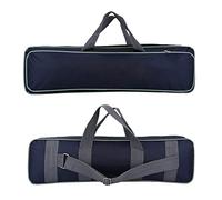 RiToEasysports Borsa da Pesca a Mosca, Custodia Portatile per Attrezzatura in Tessuto Oxford con Tracolla Regolabile, Contiene Canna da 48 Cm, Mulinello da 3000, Scatola da 26 X 8 Cm per attività di