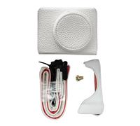 RiToEasysports Borsa per Fotocamera per G7 X Mark II, Custodia Protettiva Stile retrò con Tracolla, Accesso Rapido Al Fondo, Attacco per Treppiede, Pelle Sintetica (WHITE)